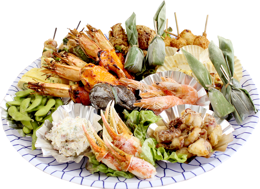 丸皿盛り合わせ（5人前）11,000円